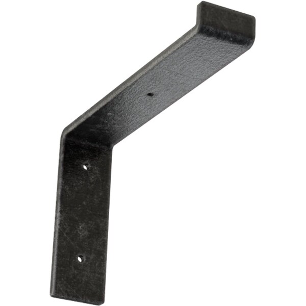 Ekena Millwork Steel Truss Shelf Bracket, Antiqued Silver 2"W x 10"D x 7 1/4"H BKTM02X10X07TSASV - main